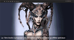 Desktop Screenshot of peyrefitte-maquillage.com